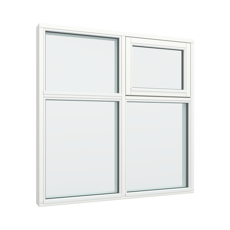 2-Teilige Festrverglasung, 4 Glasflächen