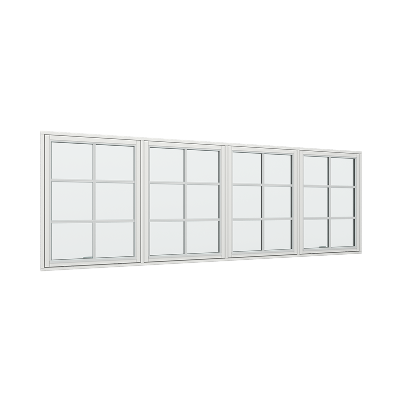 4-Teiliges Schwingfenster