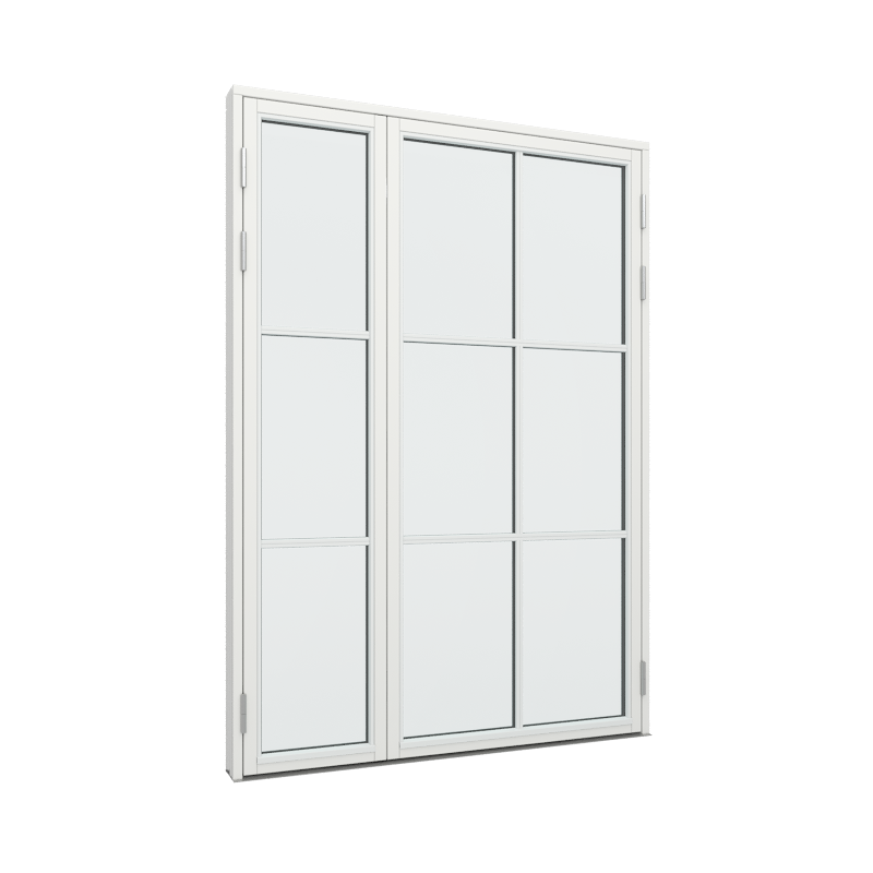 Doppelfenstertür mit Seitenteil