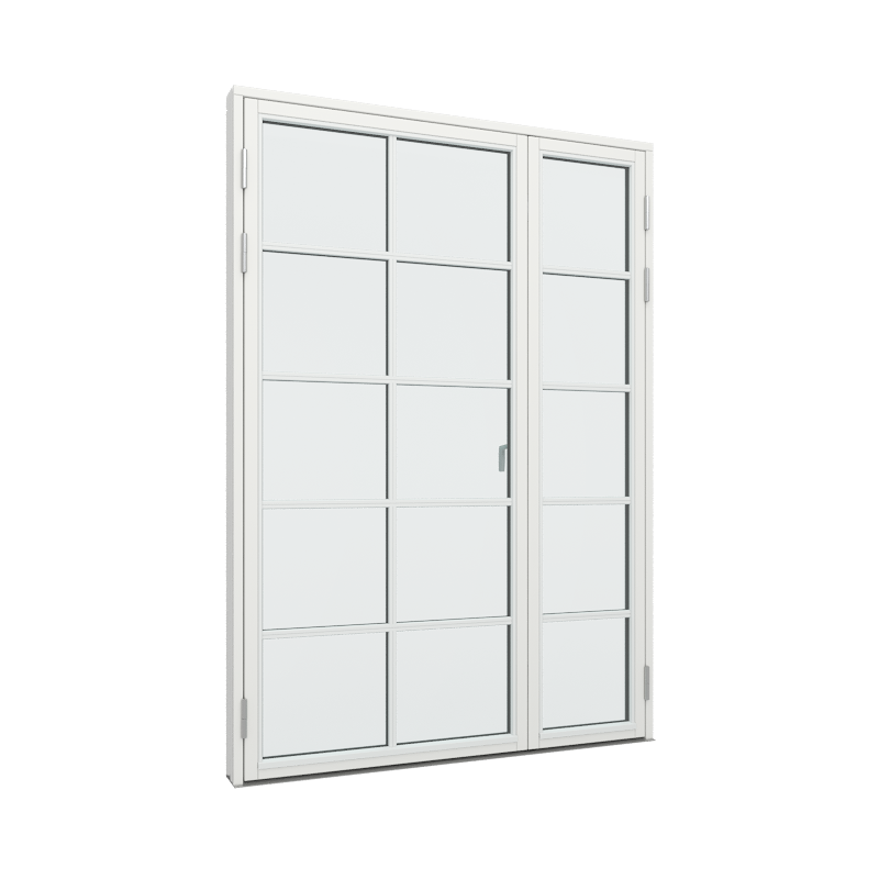 Doppelfenstertür mit Seitenteil