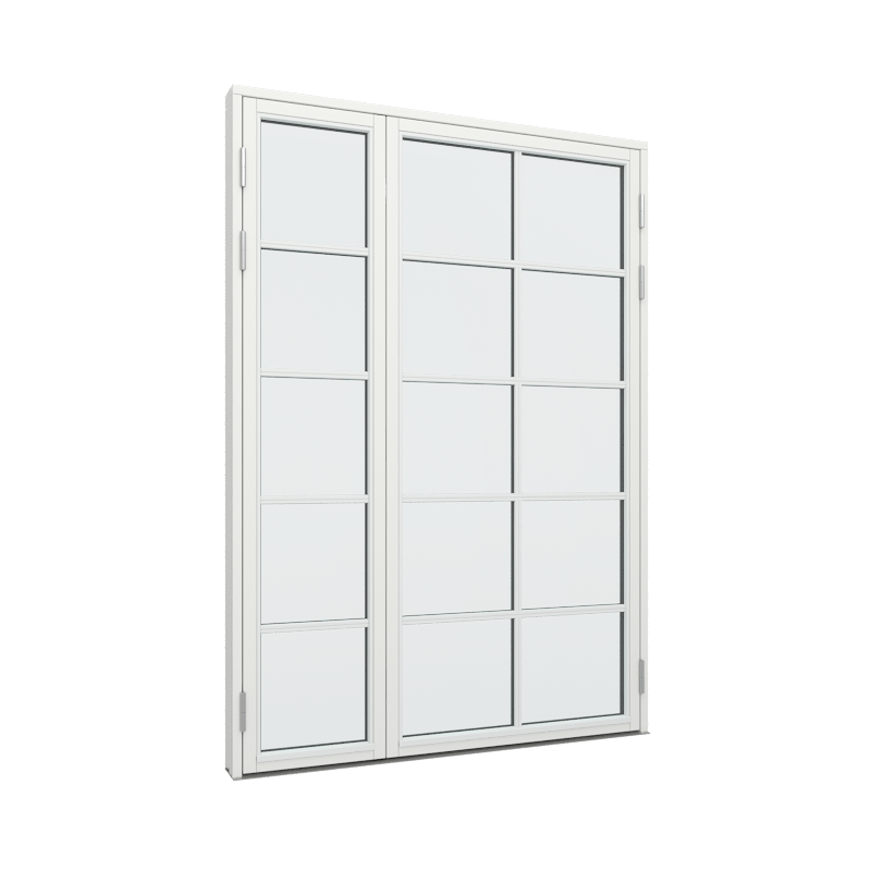 Doppelfenstertür mit Seitenteil