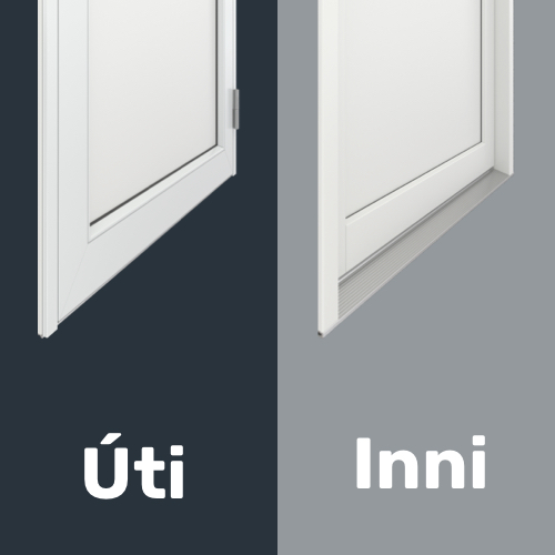 Nebeneingangstür mit eine Füllung und 2x3 Glasflächen Nebeneingangstür