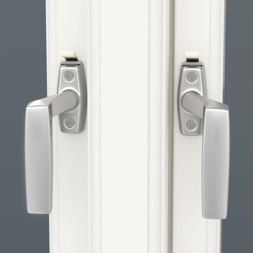 4Teilige Dänische Fenster mit 2x2 Glasflächen oben und